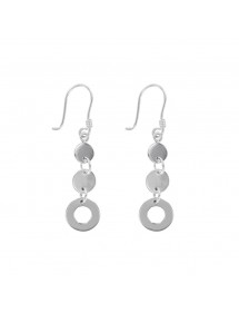 Orecchini tre cerchi in argento rodiato 3131065 Laval 1878 45,00 €