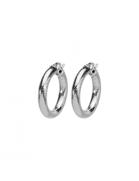 Créoles style martelées en argent massif - Fil 4 mm 3131684 Laval 1878 36,00 €