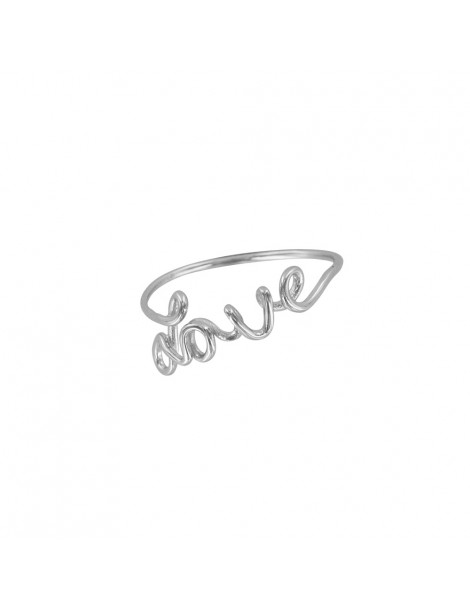 Bague pour femme avec "Love" en argent rhodié 31114030 Laval 1878 19,90 €