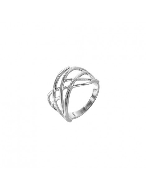 Cross motif ring in rhodium silver 3111390 Laval 1878 58,00 €
