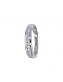 Alliances with oxide row surrounded by rhodium silver 311349 Laval 1878 46,00 €