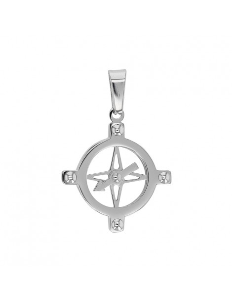 Pendentif pour homme en acier inoxydable motif boussole 316120 One Man Show 29,90 €