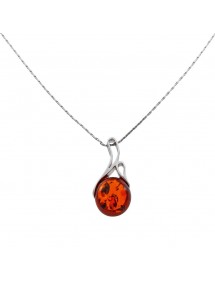 copy of Collana d'ambra in argento rodiato con motivo a cuore 3170203RH Nature d'Ambre 42,00 €