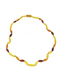 Necklace adorned with large amber stone, screw clasp 31710467 Nature d'Ambre 62,00 €