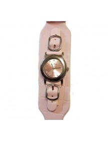 Montre dame Jean Patrick bracelet façon croco rose 770918 Jean Patrick 12,00 €