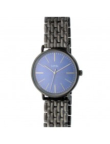 Montre Lutetia en métal gris anthracite et cadran bleu 750125BM Lutetia 66,00 €