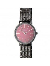 Lutetia watch in anthracite gray metal and burgundy dial 750125BO Lutetia 54,00 €