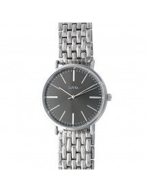 Lutetia watch in silver color metal and black dial 750125 Lutetia 66,00 €