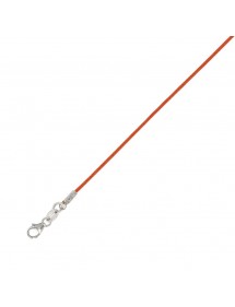 Bracelet for children in cotton with silver clasp rhodium - Orange 3171049 Suzette et Benjamin 23,00 €