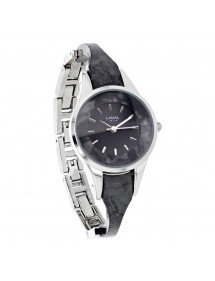 Montre LAVAL boitier métal argent, bracelet métal noir et acétate 753294N Laval 1878 39,90 €