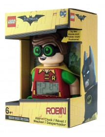 LEGO Batman Movie Robin Minifigure Clock