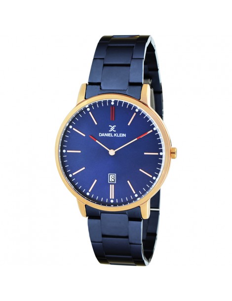 Daniel Klein Fiord Herrenuhr, Rotgoldgehäuse, blaues Armband DK11504-3 Daniel Klein 79,90 €