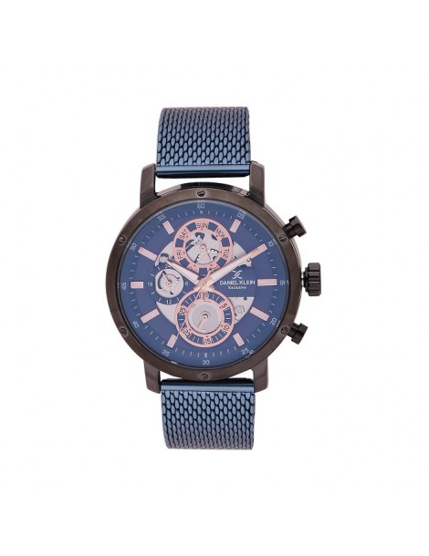 Daniel Klein Exclusive men's watch, blue metal dial and bracelet DK11354-4 Daniel Klein 109,00 €