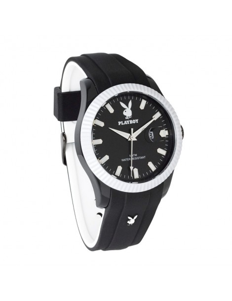 Montre PLAYBOY TWO BI 38BW - Noir et Blanche TWOB38BW Playboy 39,90 €