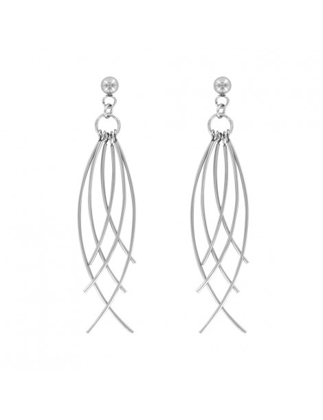 Boucles d'oreilles pendantes en acier fantaisie 3131360 One Man Show 32,00 €