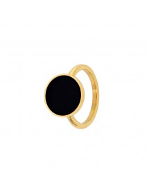 Anello in acciaio rotondo in smalto nero 311390DN One Man Show 29,90 €