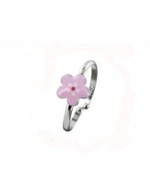 Blumenring in Rhodium Silber - Pink 3111251 Suzette et Benjamin 26,00 €