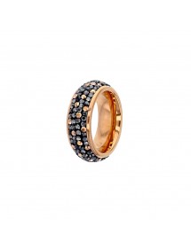 Bague en acier doré-rose ornée de cristaux 311701 One Man Show 65,00 €