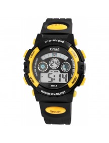 Montre numérique Sport XINJIA noir et jaune 2410006-003 XINJIA 18,50 €