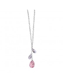 Swarovski Kristall Halskette Pink und Weiß und Silber 3170226 Laval 1878 29,90 €